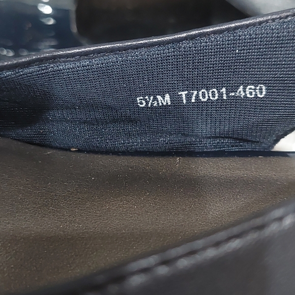 Trotters Women's Shoes Sling back Size 5.5M - Black Modest Leather Heels - Picture 5 of 8